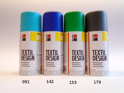 Marabu spray na textil - tmavé odstíny