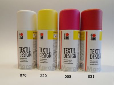 Marabu spray na textil - světlé odstíny