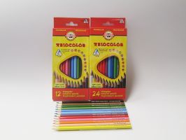 Pastelky Triocolor školní - Pastelky 24ks