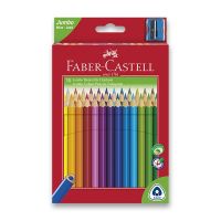 Faber-Castell  Pastelky Faber-Castell Junior + ořezávátko - Pastelky 10ks